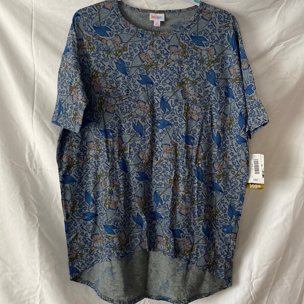 Lularoe Disney Irma little mermaid king Triton size small